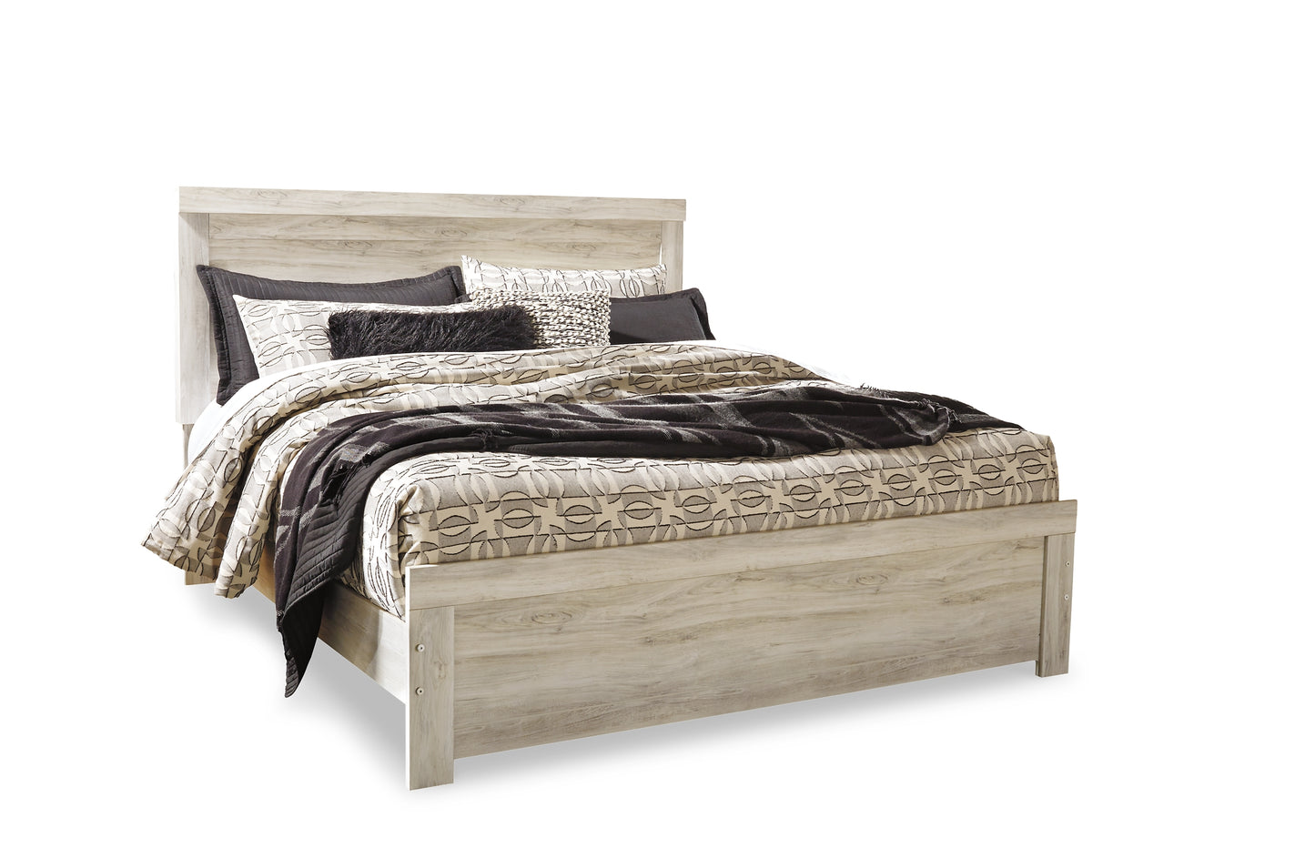 Bellaby Queen Panel Bed with Mirrored Dresser, Chest and 2 Nightstands