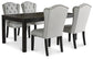 Jeanette Dining Table and 4 Chairs