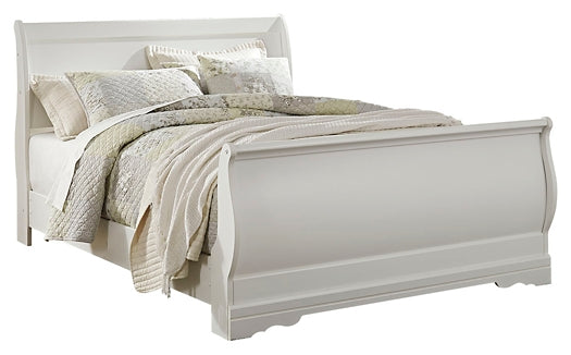 Anarasia  Sleigh Bed With Dresser