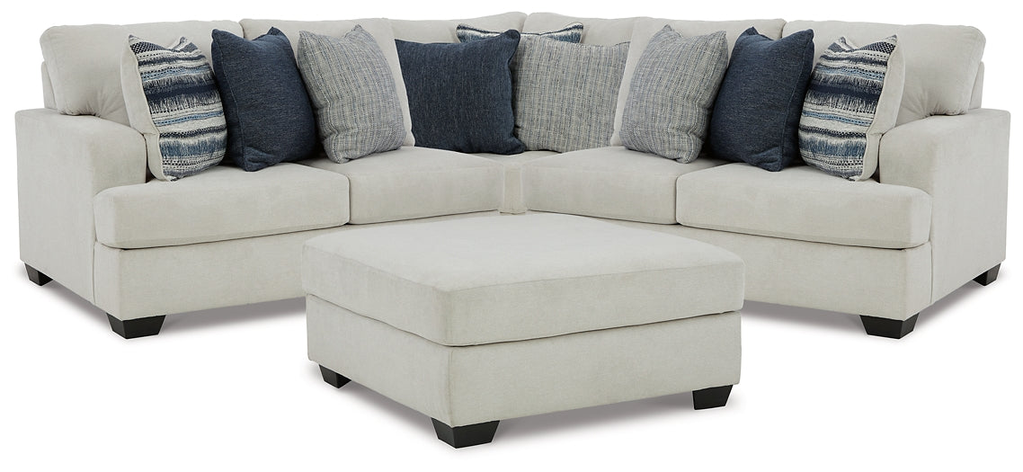 Lowder 3-Piece Sectional with Ottoman