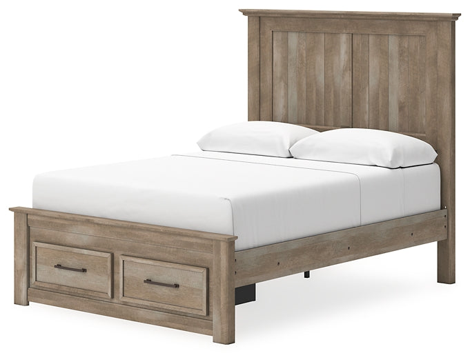 Yarbeck  Panel Bed With Storage